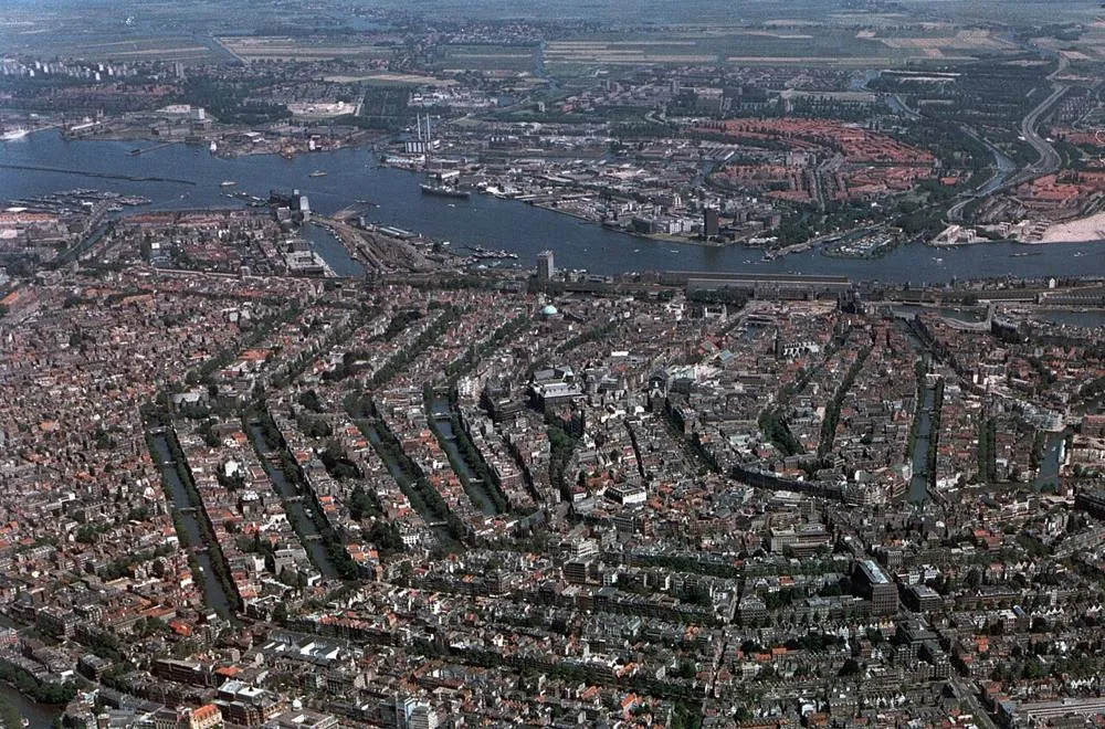 Amsterdam: Amsterdam airphoto